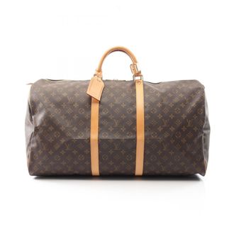Louis Vuitton Brown Monogram Coated Canvas Boston Bag (Pre-Owned)