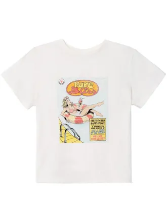 Re/Done Pure Bliss T-shirt - Wit