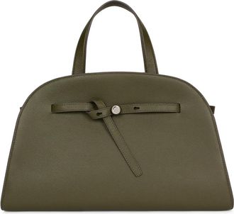 Tory Burch Romy Bauletto - Dames - Handtassen - Groen - ONE Size - Su&egrave;de - Tassen