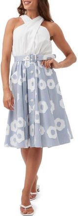 Trina Turk Mardi 2 A Line Floral Twofer Dress in Multi at Nordstrom, Size 12