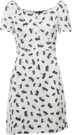 Maje Maxi-jurk met bloemenprint - Wit