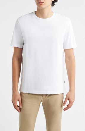 BOSS Thompson Solid T-Shirt in White at Nordstrom, Size Xx-Large