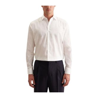 Seidensticker Overhemden, Heren, Wit, 4Xl, Katoen, Shaped Business Shirt