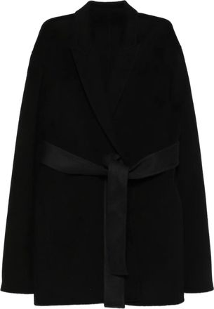 Alberta Ferretti Cappotto con cintura - Nero