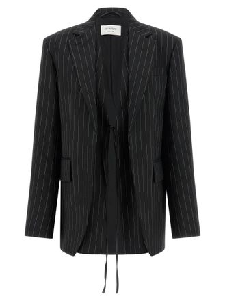 Sportmax Black Striped Blazer