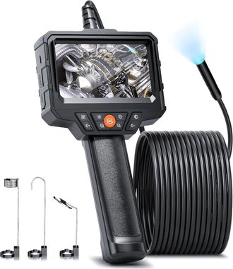 OEM C&aacute;mara Endosc&oacute;pica Ips De 10 M Y 4,3 Pulgadas, C&aacute;mara De Inspecci&oacute;n Endosc&oacute;pica Tipo Serpiente Con 8 Led Ajustables, C&aacute;mara Endosc&oacute;pica Industrial Imp