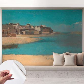 Tulup Fotomurale Adesivo - Carta Da Parati Adesiva - Per La Cucina Camera Da Letto Per La Soggiorno - Tranquillo Villaggio 208x146 Cm