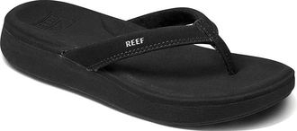 Reef Cushion Cloud CJ0232 Flip Flop Womens Black Comfort Sip On Sandals LIQ244