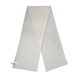 Dolce & Gabbana Silk Neck Wrap Shawl Stole - female - Dolce & Gabbana - Silk Scarves - White - ONE SIZE - Accessories