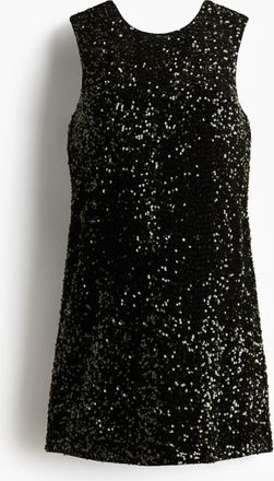 H&M MAMA Paillettenkleid mit Zierschleife - Green