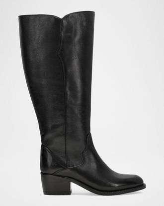 Frye Carson 2 Piping Tall Leather Boots