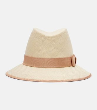 Valentino VLogo straw Panama hat