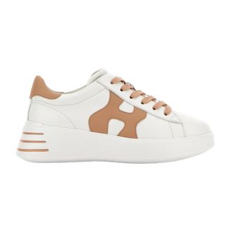 Hogan Rebel H564 H - Dames - Sneakers - Beige - 37 1/2 EU - Leer - Schoenen