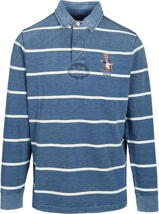 Polo Ralph Lauren Tops, Heren, Blauw, S, Rugby Poloshirt
