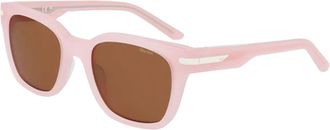 Nike Crescent II Zonnebril Milky Blush Brown - Dames - Zonnebrillen - Roze - 52 MM - Accessoires