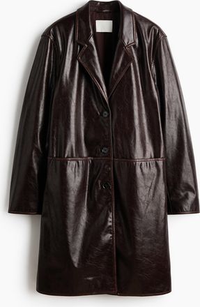 H&M Mantel mit Coating - Brown