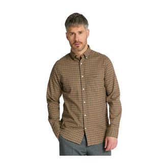 GANT Heren, Overhemden, Bruin, Maat: 2XL
