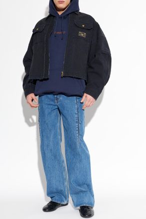 VETEMENTS Hoodie, Mens, Navy Blue