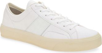 Tom Ford Cambridge Low Top Sneaker in Optical White/Cream at Nordstrom, Size 12Us