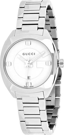 Gucci Classic Quartz Silver Dial Ladies Watch YA142502