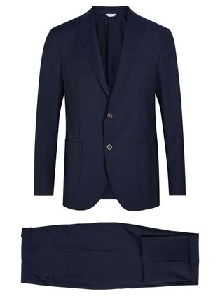 Boglioli Wool Suit - Navy - 52 (UK42 / XL)