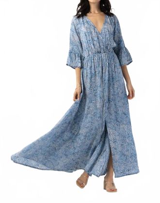Tiare Hawaii Surry Maxi Dress In Batik Dreams Chambray