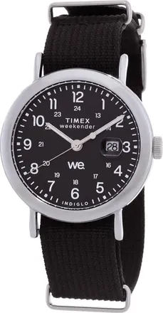 Timex Weekender Quartz Black Dial Unisex Watch TW2W86100