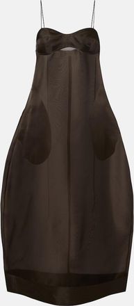 R&oacute;he R&oacute;he Abito bustier in organza di seta