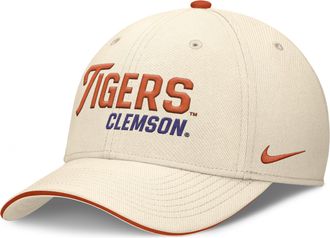 Nike Clemson Primetime Nike Mens Dri-FIT College Hat in Brown | NC030C3GCLN-3NB