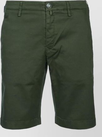 Jacob Cohen men shorts belt loops front back pockets