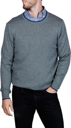 Tailorbyrd Fine Knit Sweater in Grey Heather at Nordstrom Rack, Size Xx-Large