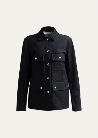 Proenza Schouler Stella Stretch-Cotton Twill Jacket