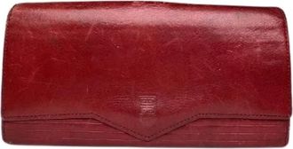 Givenchy Pre-owned Leren Portemonnee - Dames - Vintage Accessoires - Rood - ONE Size - Leer - Vintage