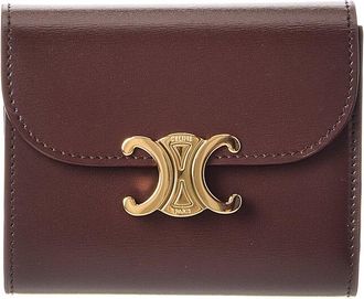 Celine Celine Small Flap Leather Wallet