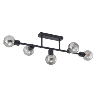 Lindby L&aacute;mpara De Techo biscala En Negro Metal - Lindby