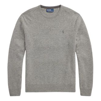 Ralph Lauren Truien & Vesten, Heren, Grijs, XL, Rondgebreide trui