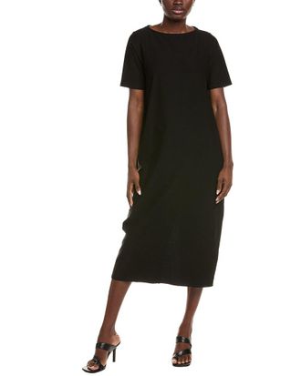 Eileen Fisher Eileen Fisher Bateau Neck Flare Dress
