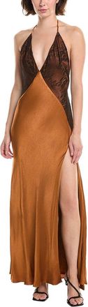 Bardot Estrella Halter Maxi Dress