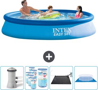Intex Piscina Easy Set Redonda - 366x76 Cm - 7-piezas Scb91