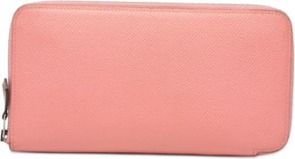 Herm&egrave;s Pink Rose Confetti Epsom Leather Long Wallet (Bi-Fold) (Pre-Owned)