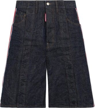 Dsquared2 Rechte Denim Shorts - Heren - Korte broeken - Blauw - Maat: XL Denim