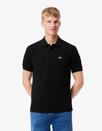 Lacoste Mens Lacoste Classic Fit L.12.12 Mens Short Sleeve Polo Shirt - Black 031 - Size: 38