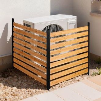 OEM Vallas De Madera 1219 X 1244 Mm Pantalla De Privacidad Exterior Con 2 Paneles, Resistente Al Clima, Espaciado Para Ventilaci&oacute;n, Para Mascotas Jard&iacute;n, 