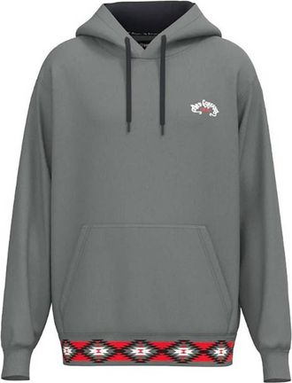Hooey Mens Bad Company Rodeo Hooded Sweatshirt In Dark Grey