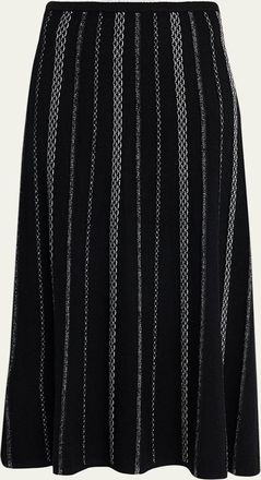 Proenza Schouler Morena Textured Knit Midi Skirt