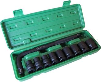 Trade Shop Trade Shop - Bussole Boccole Per Pistola Avvitatore Pneumatico Set 9 Pz 1/2 Da 10 A 24mm