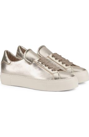 AGL Womens Edda Sandy Milk Sneaker In Gold