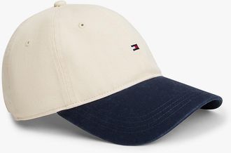 Tommy Hilfiger Mens Flag Logo Colorblock Baseball Cap - Multi