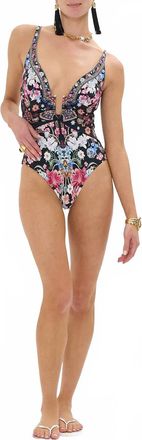 Camilla U Ring One Piece With Underwire In Midnight In Monserrate