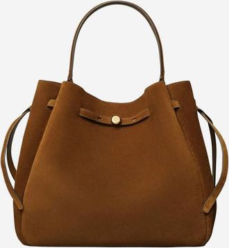 Tory Burch Brown Romy Mini Bucket Bag